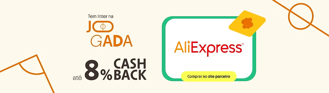 ALIEXPRESS com até 8% de cashback 
