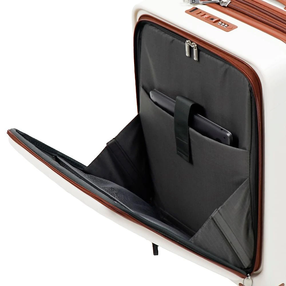 Mala de bordo 10 kg polipropileno 4 rodas swiss one topázio off white - p