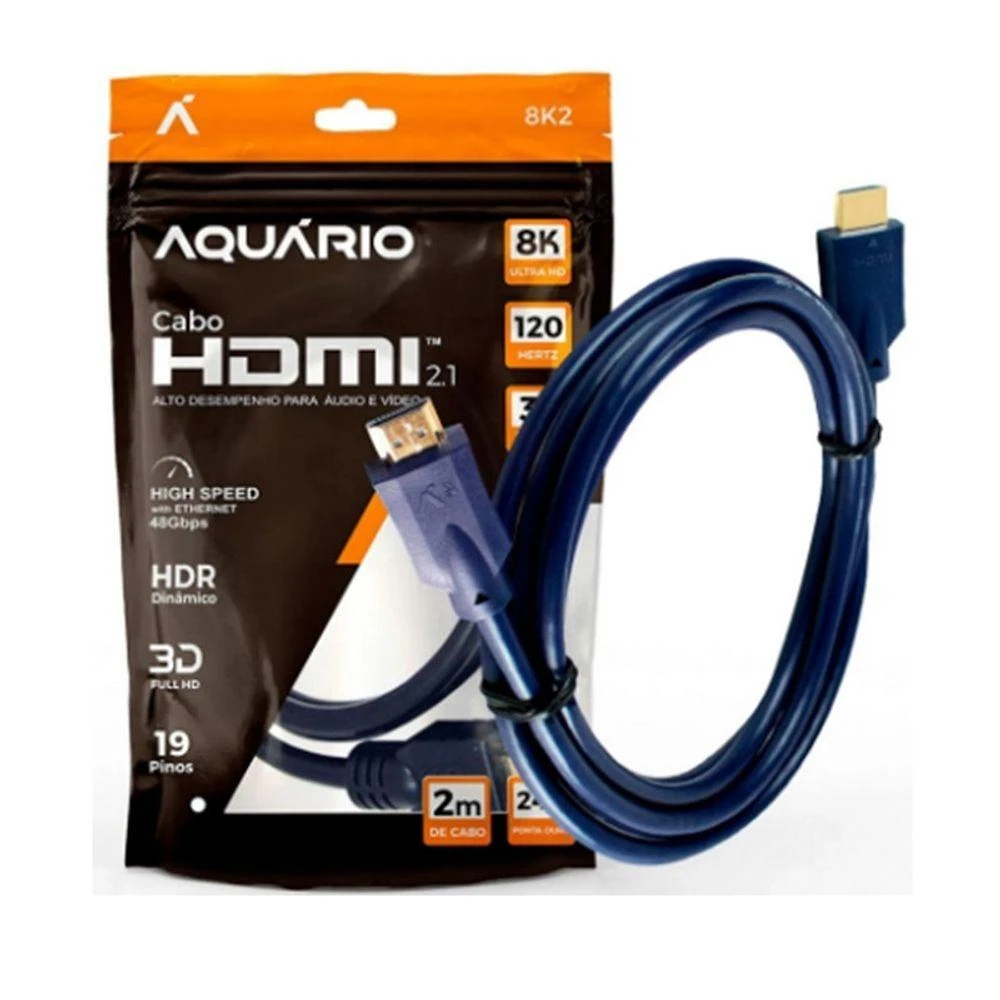 Cabo Hdmi Macho X Macho Alta Velocidade 2M
