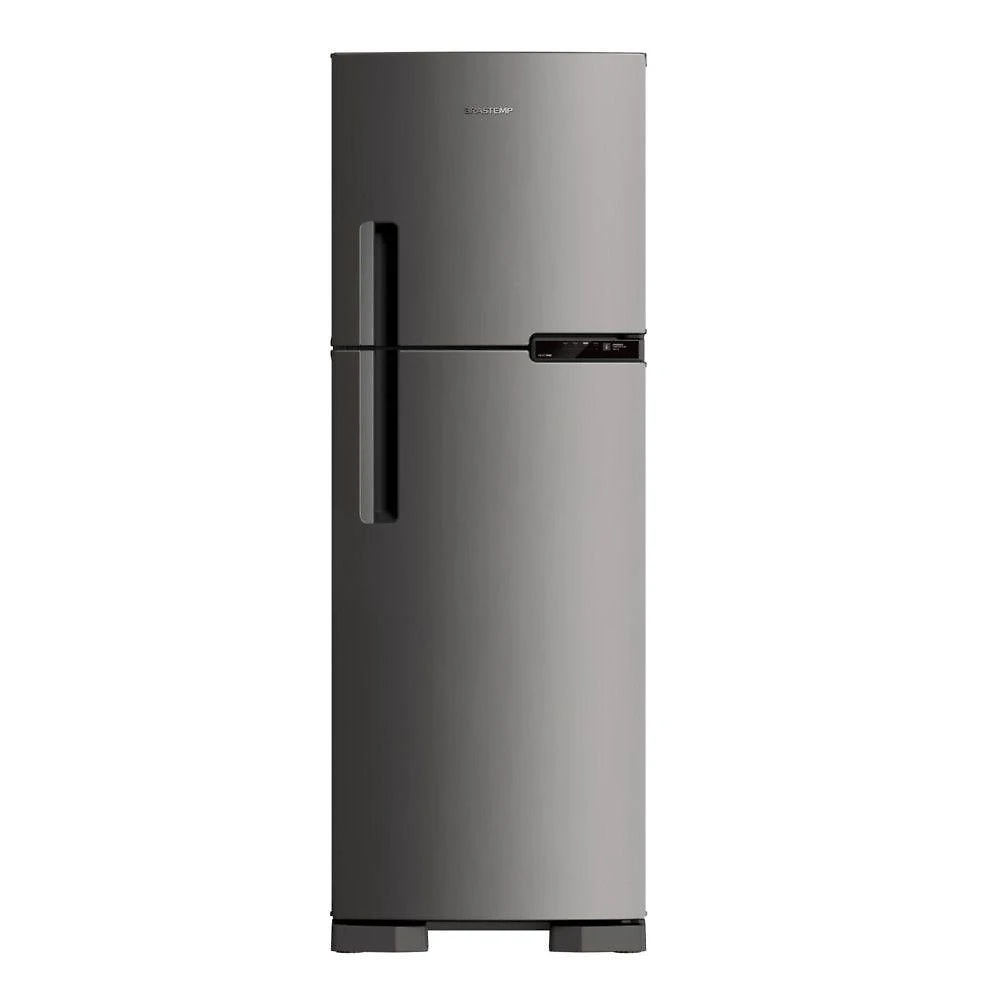 Refrigerador brastemp 375l 2 portas evox frost free 220v brm44hk