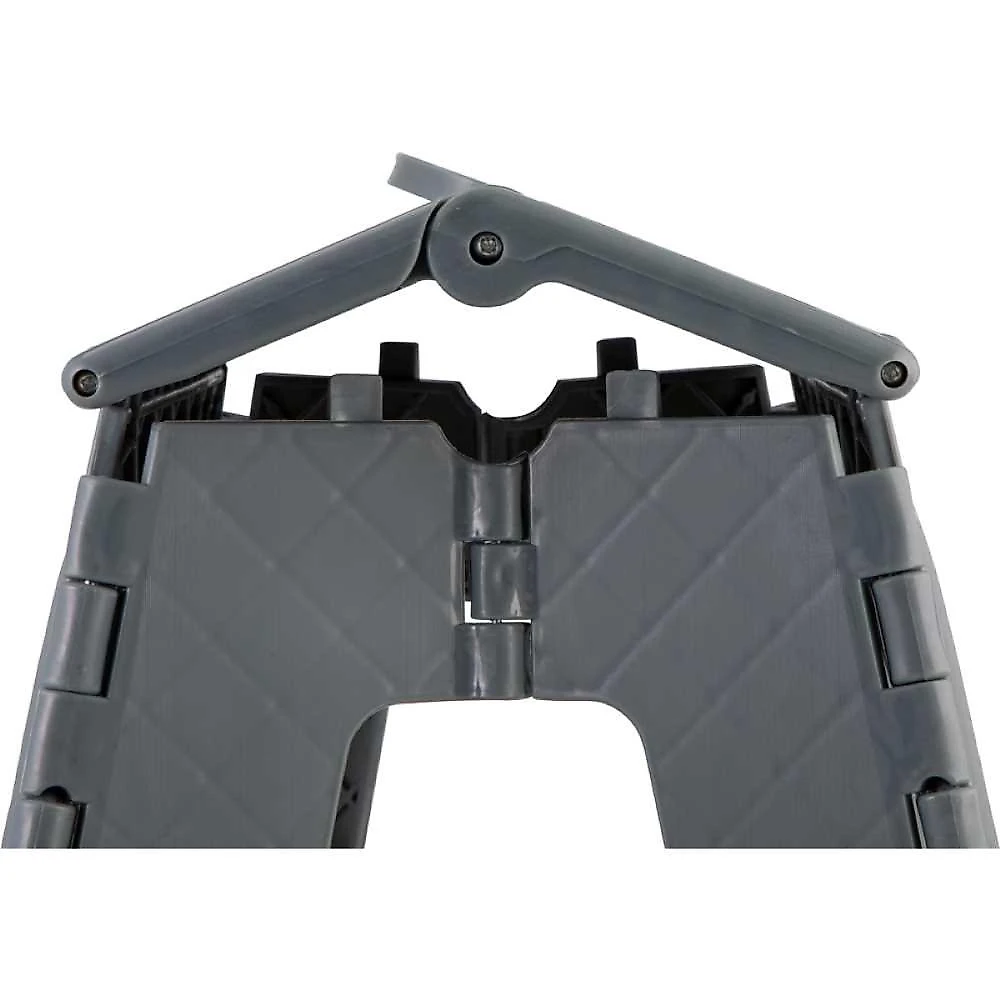 Banqueta plástica dobrável 360 mm cinza vonder