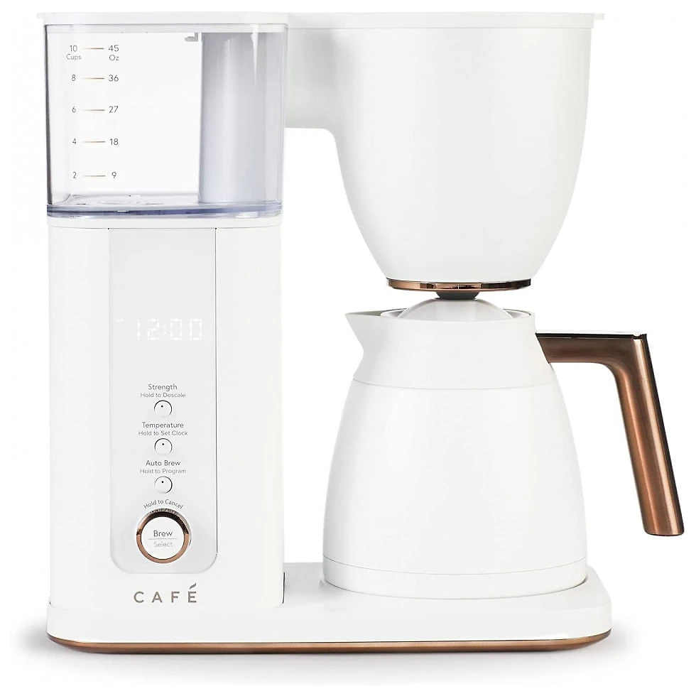 Cafeteira Elétrica Programável CAFÉ C7CDAAS4PW3 2.4L com Temporizador, Conexão APP, 110V, Branca