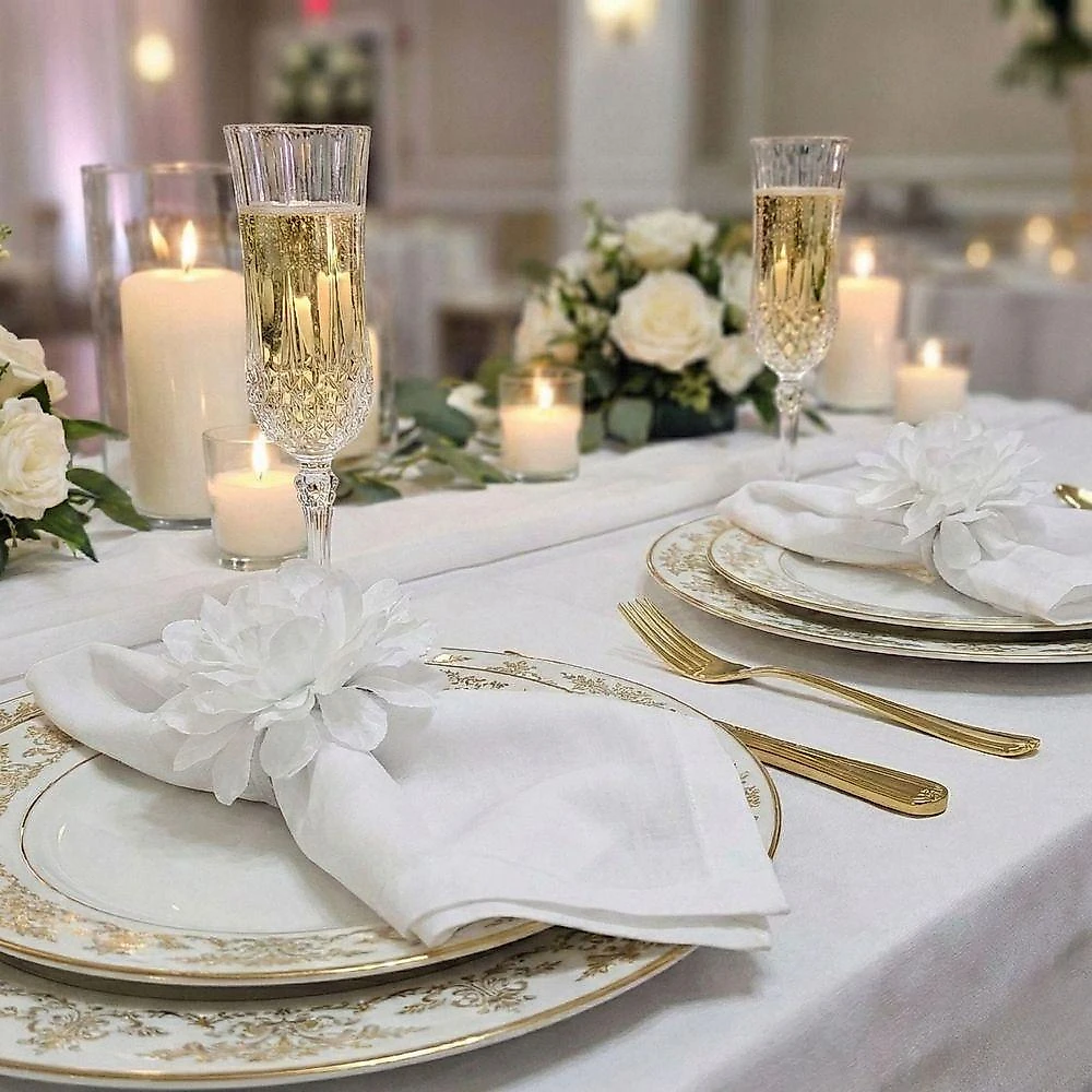 Flor Artificial Crisântemo Branco Saco com 50 Botões para Decoração de Eventos Maison Charlo