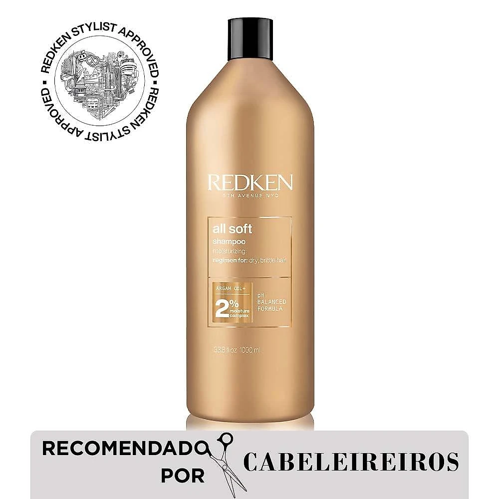 Redken all soft - shampoo hidratante 1l