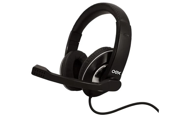 Headset gamer stalker oex preto/azul