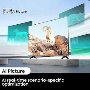 Smart TV 75" UHD 4K QLED Hisense 75Q6N Google TV com HDR10+, Dolby Atmos, Modo Esporte, Modo Jogo Plus e Compatível com Alexa