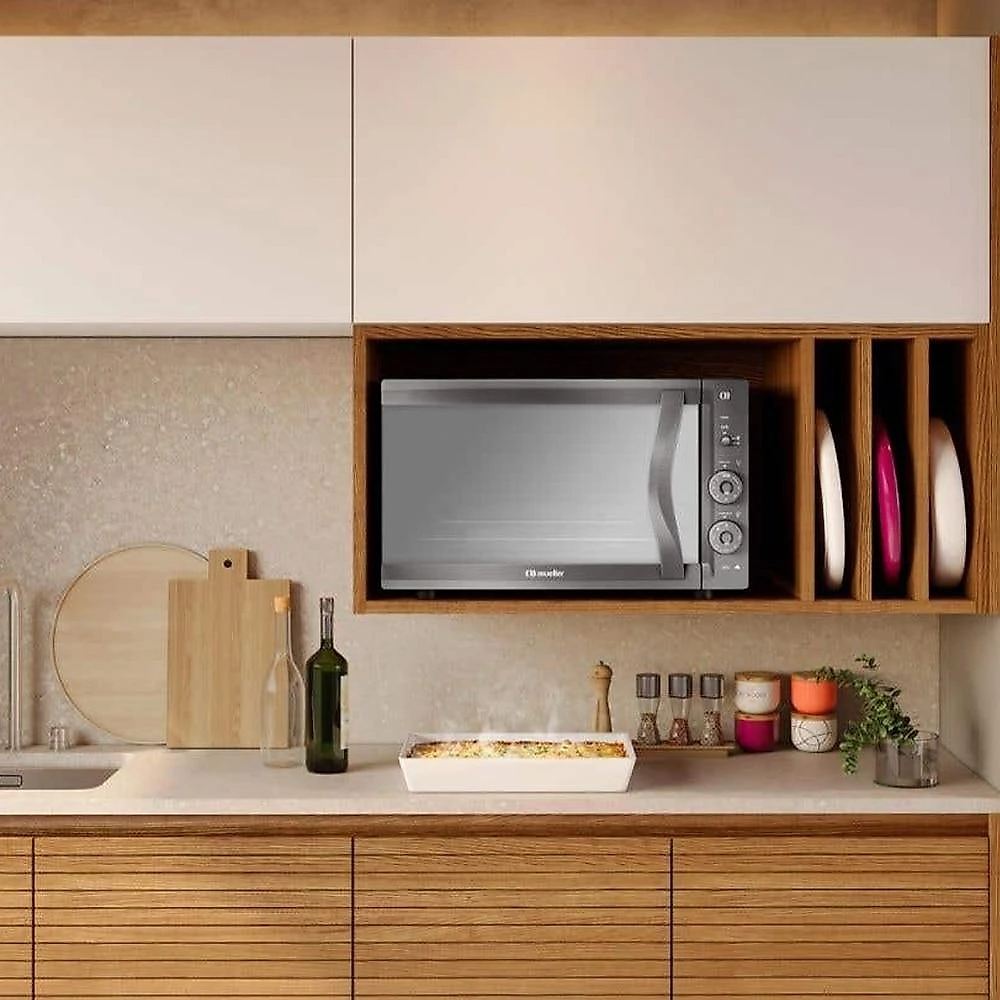 Forno Elétrico Mueller MFB50F 50 Litros, Espelhado - 220 Volts