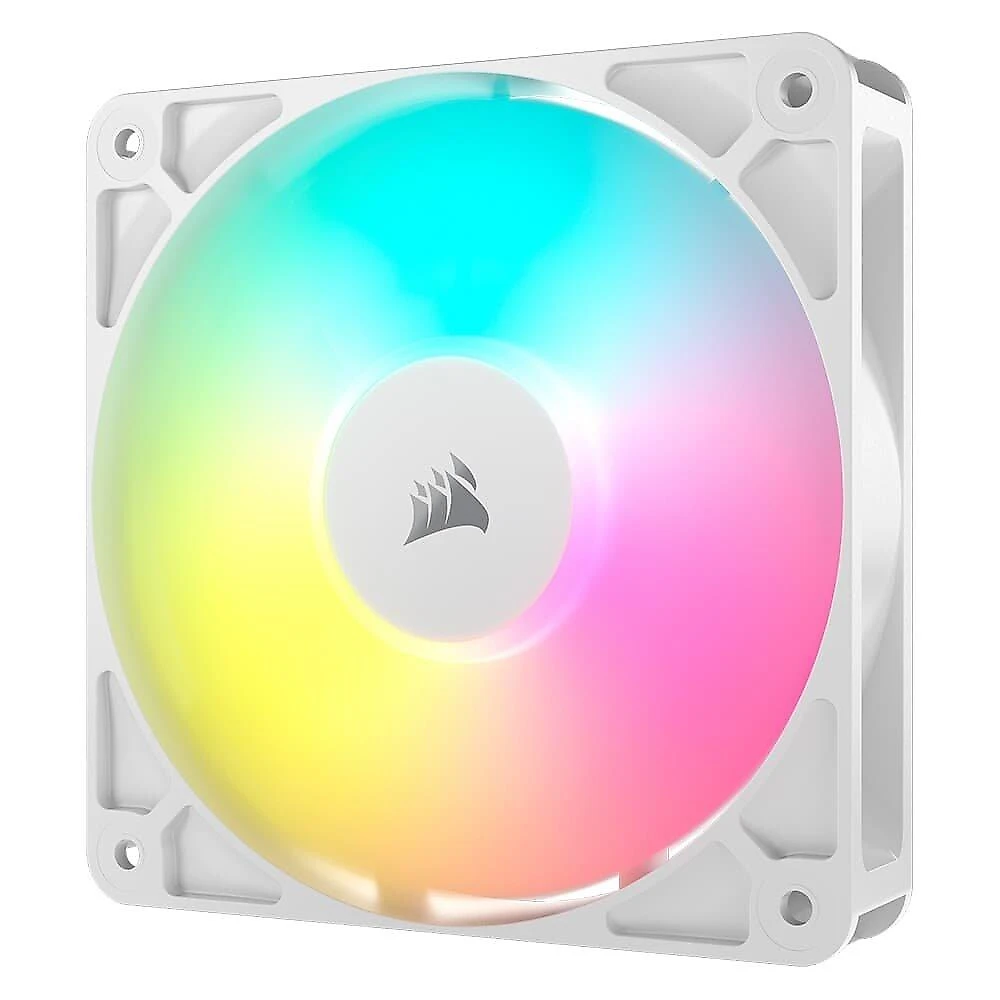 Kit com 3 Ventoinhas Corsair RS120 ARGB, 120mm, PWM, Branco - CO-9050185-WW