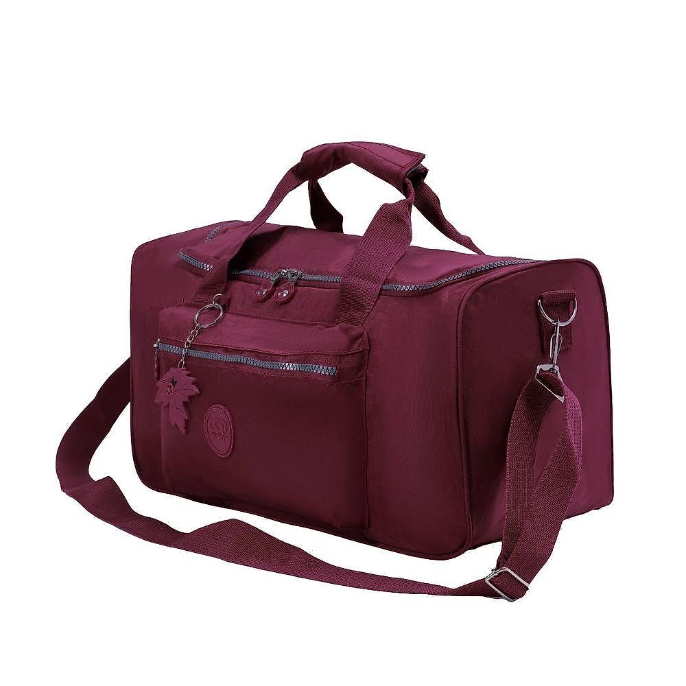 Sacola Viagem Bolsa Academia Fitness Feminina Pequena Mala De Mão Em Crinckle - Madrid Bordo