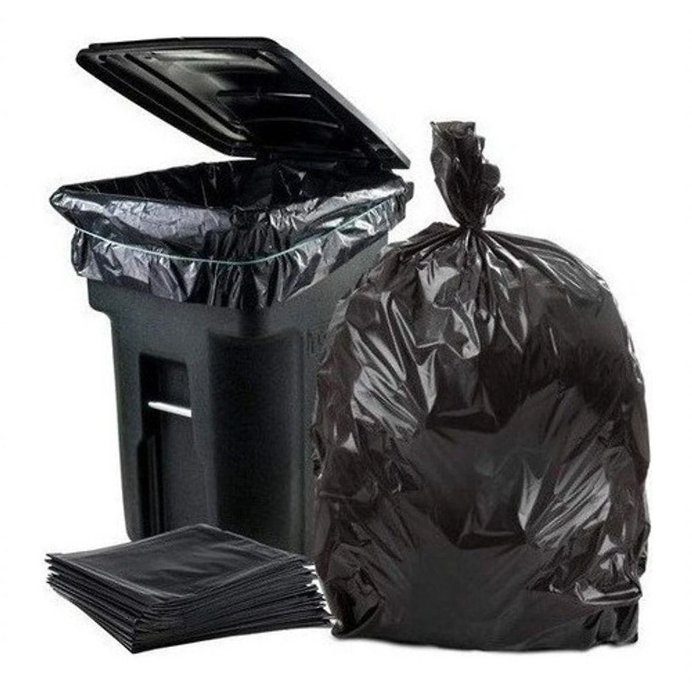 Saco para Lixo 300L Intermediário em Polietileno de Alta Densidade 130CM X 110CM Preto Higipack