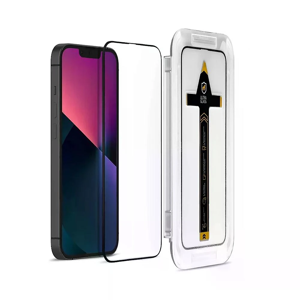 Kit Capa Couro Dual Preta e Pelicula Ultra Glass para iPhone 15 - Gshield