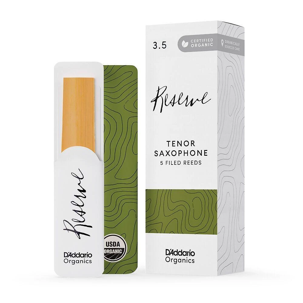 Palheta Sax Tenor Organic Reserve 3.5 Corte Francês 5 Peças DD Woodwinds