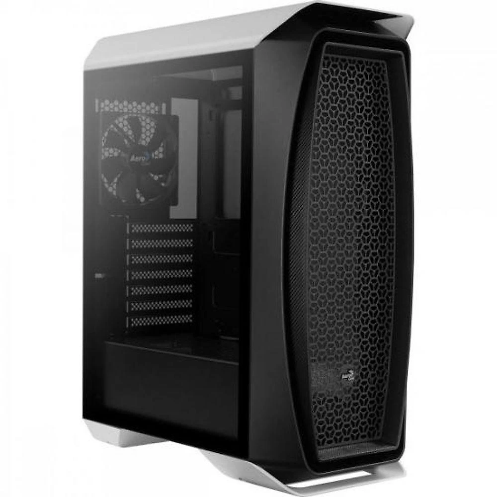 Gabinete Gamer Aero One Mid Tower ATX Micro-ATX Mini-ITX com Lateral em Vidro Temperado Branco