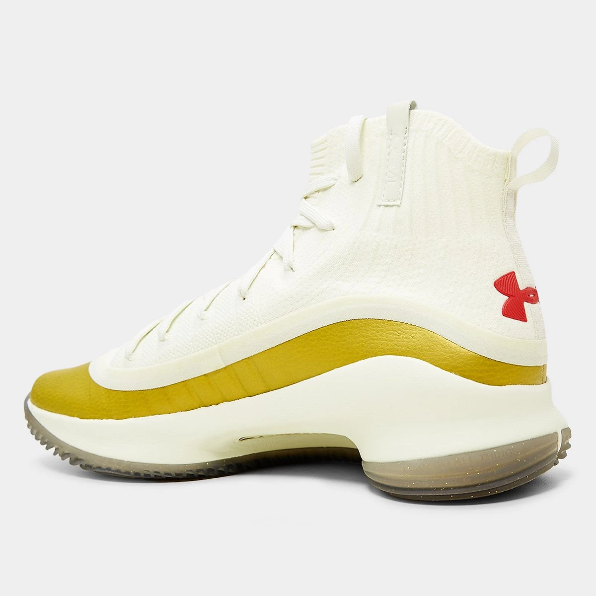 Miniatura Tênis Under Armour Curry 4 Amarelo+Vermelho - 40