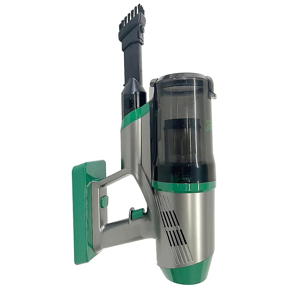 Aspirador de Pó Comercial a Bateria 1L com 2 Velocidades e Indicador LED, 110V, BISSELL BigGreen Stck Vac, Verde e Cinza