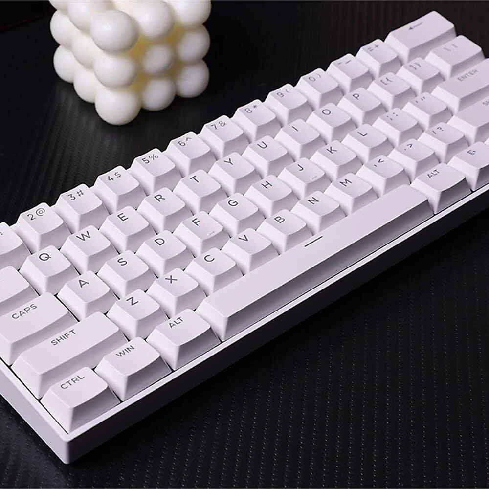 Teclado Magnético Gamer MCHOSE Ace 60 Hall Effect, RGB, Switch Magnético Uranus Standard, Branco - Ace60-7A