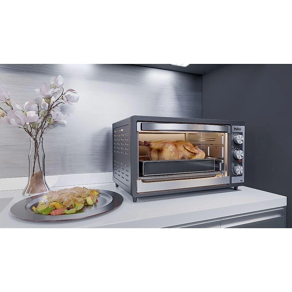 Forno Elétrico Philco 50L Dupla Resistência PFE52P 220V