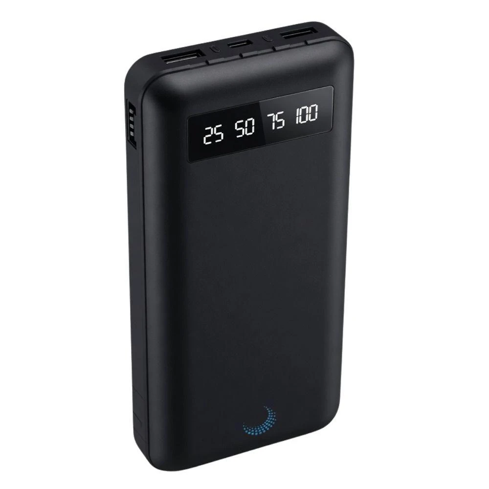 Power Bank MDM com Display Digital LED e Portas USB-A e USB-C de Alta Velocidade