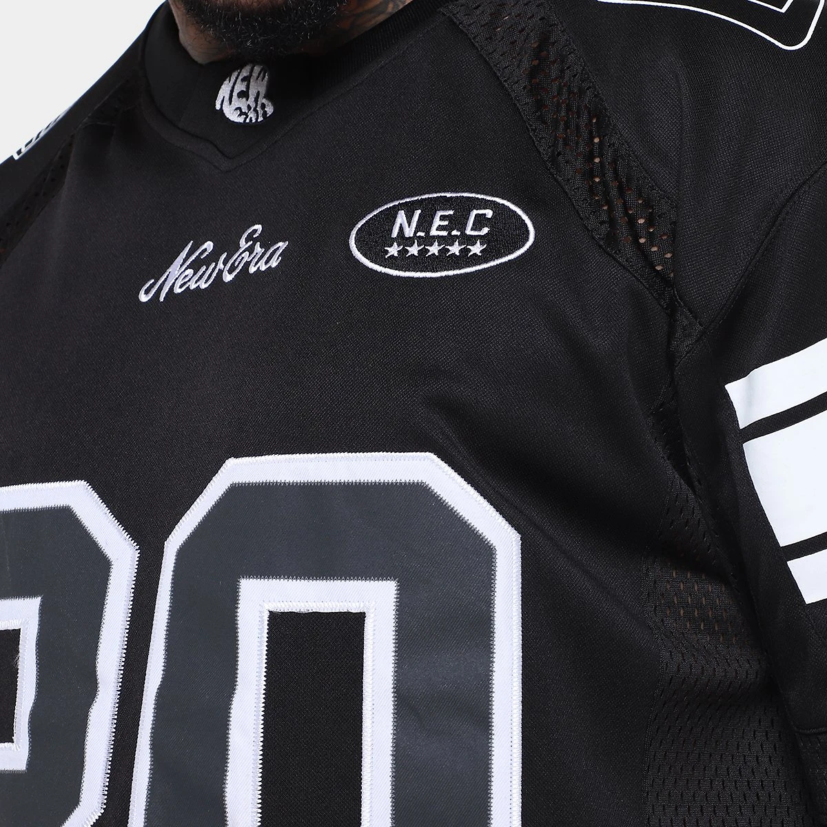 Miniatura Camiseta New Era Jersey Core  Masculina Preto - G