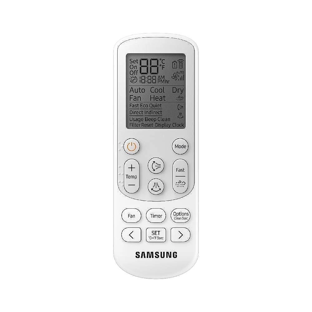 Ar condicionado bi split samsung wind free 18000 btus (hw 09k + k7 1v 18k) quente e frio inverter 220v r410a (aj050axj2kh-az)