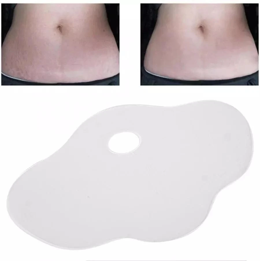 Adesivo De Silicone Anti-Rugas Para O Abdômen E Barriga