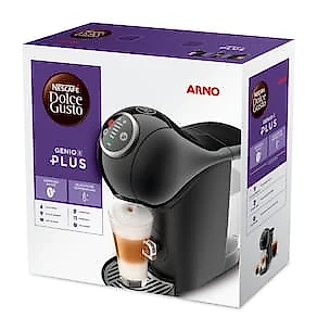 Cafeteira Expresso Arno Dolce Gusto Genio S Plus DGS2 - Preta 110V