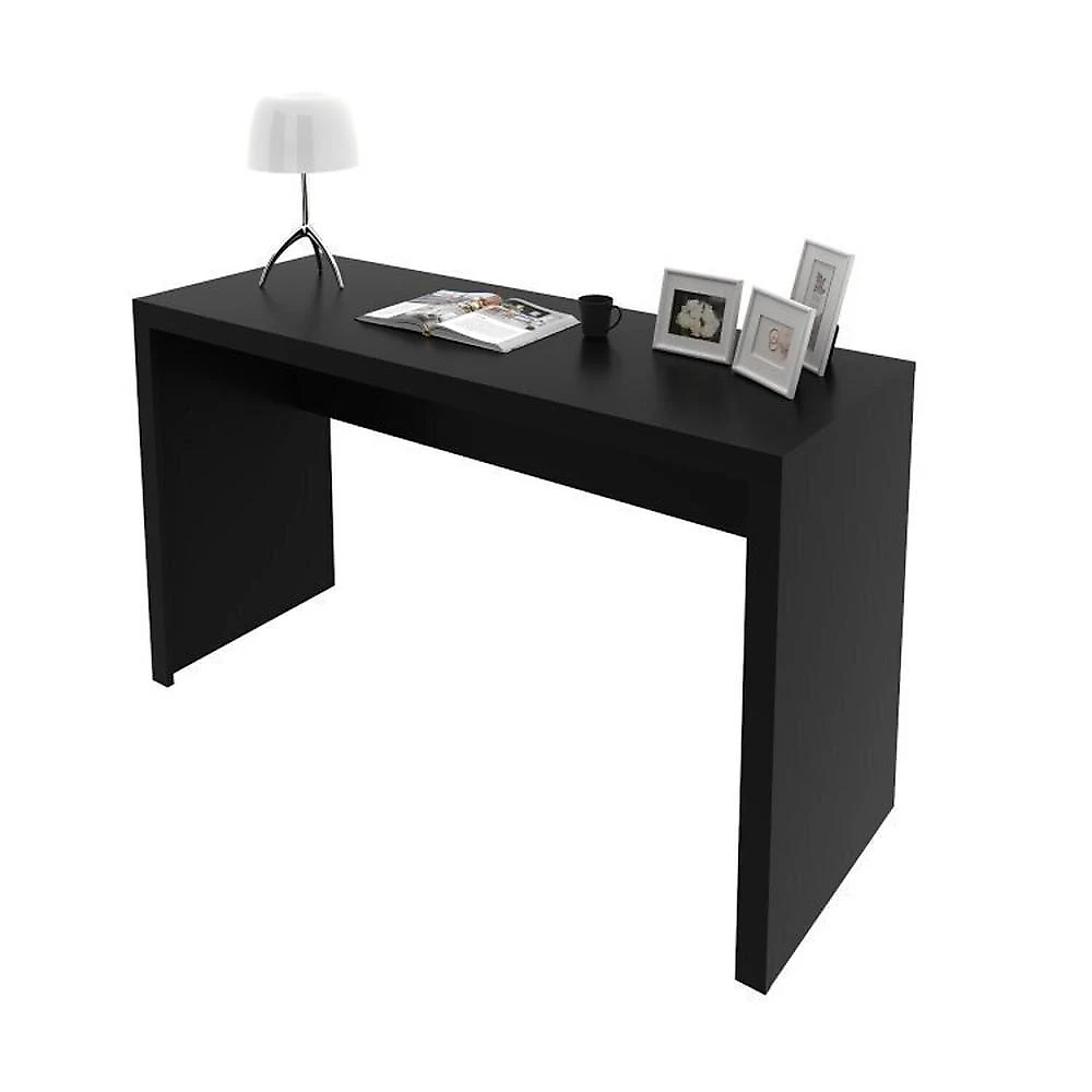Kit 2 Peças com Escrivaninha 127cm Me4135 e Cadeira Diretor Tela Mesh Tok 3310 Espresso Móveis Escrivaninha 127cm Me4135 com Cadeira Diretor Tela Mesh Tok 3310 Espresso Móveis Preto