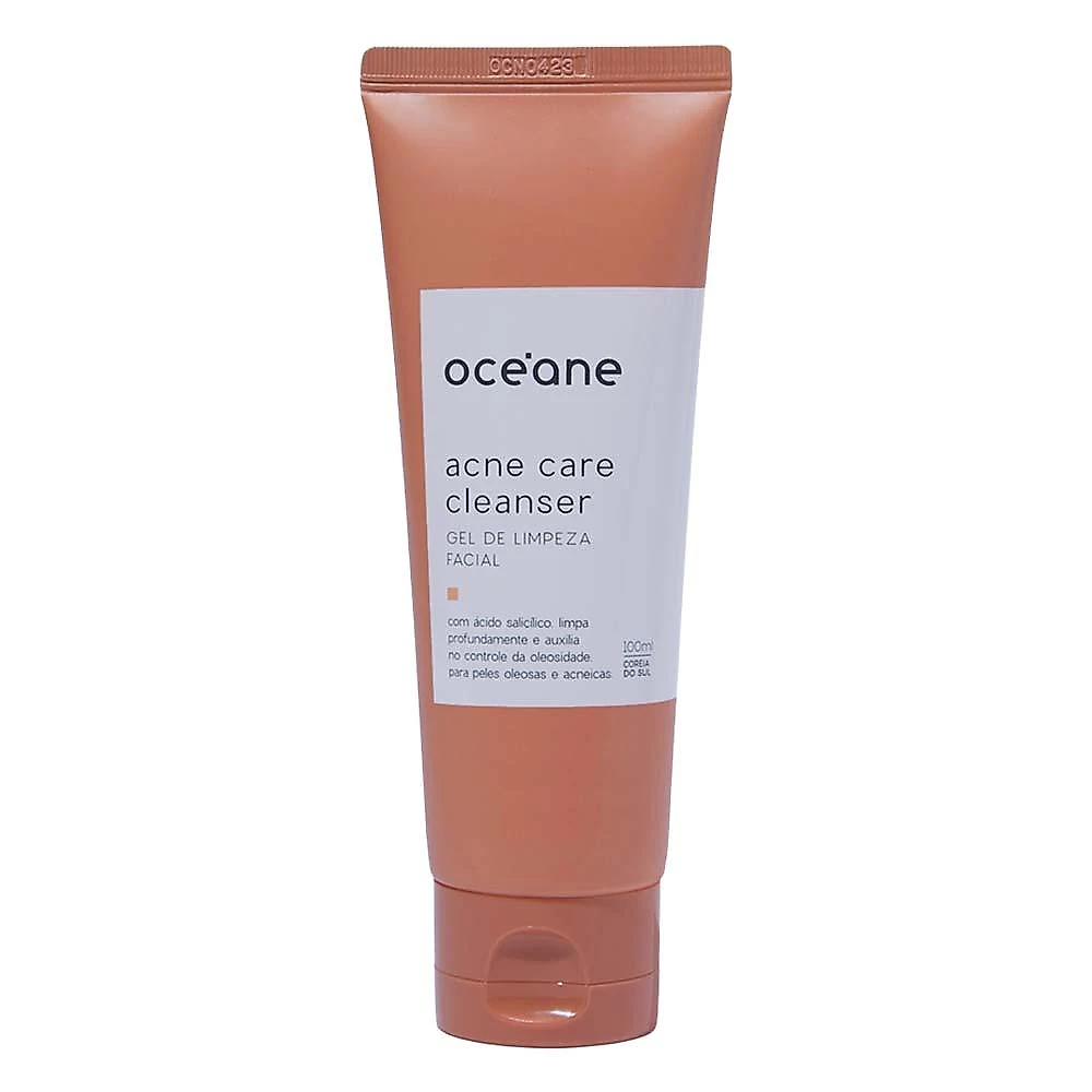 Gel de limpeza facial océane acne care cleanser 100ml