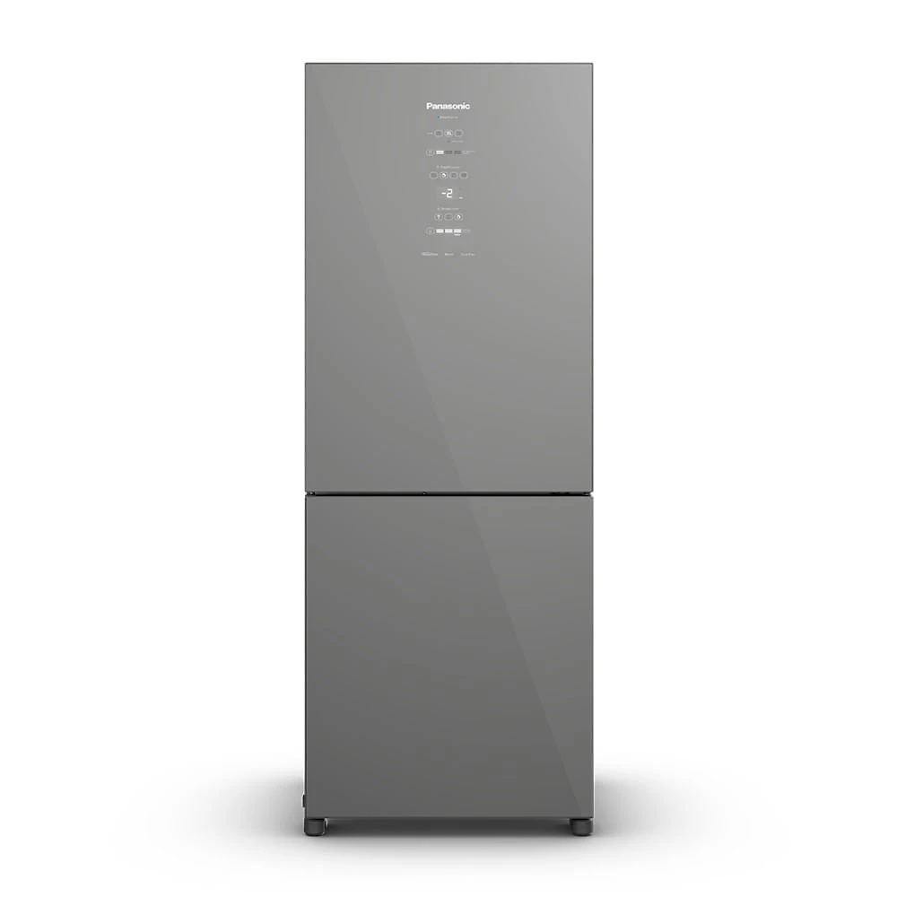 Refrigerador Bottom Freezer Panasonic de 02 Portas Frost Free com 467 Litros Diamont Glass - NR-BB65GV7M