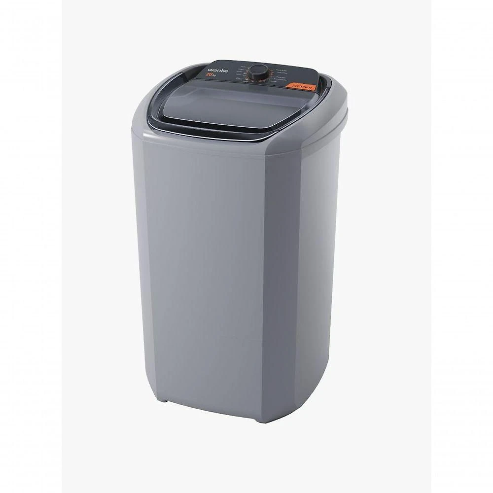 Lavadora De Roupas Semiautomática Premium 20 Kg Silver Wanke 127V