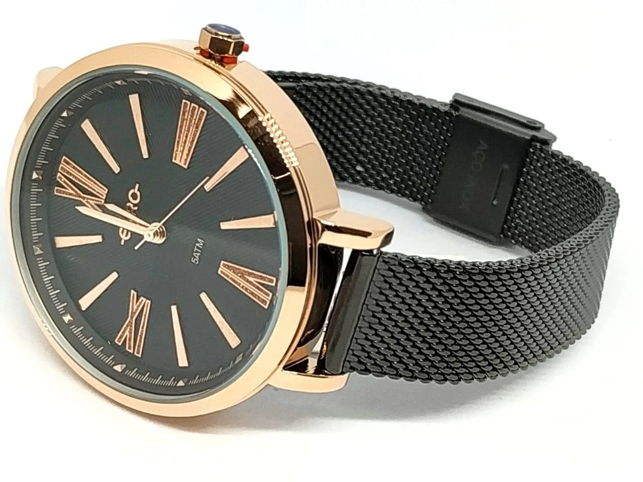 Miniatura Relógio Feminino Euro Pulseira Esteira Eu2036Ypt/5P