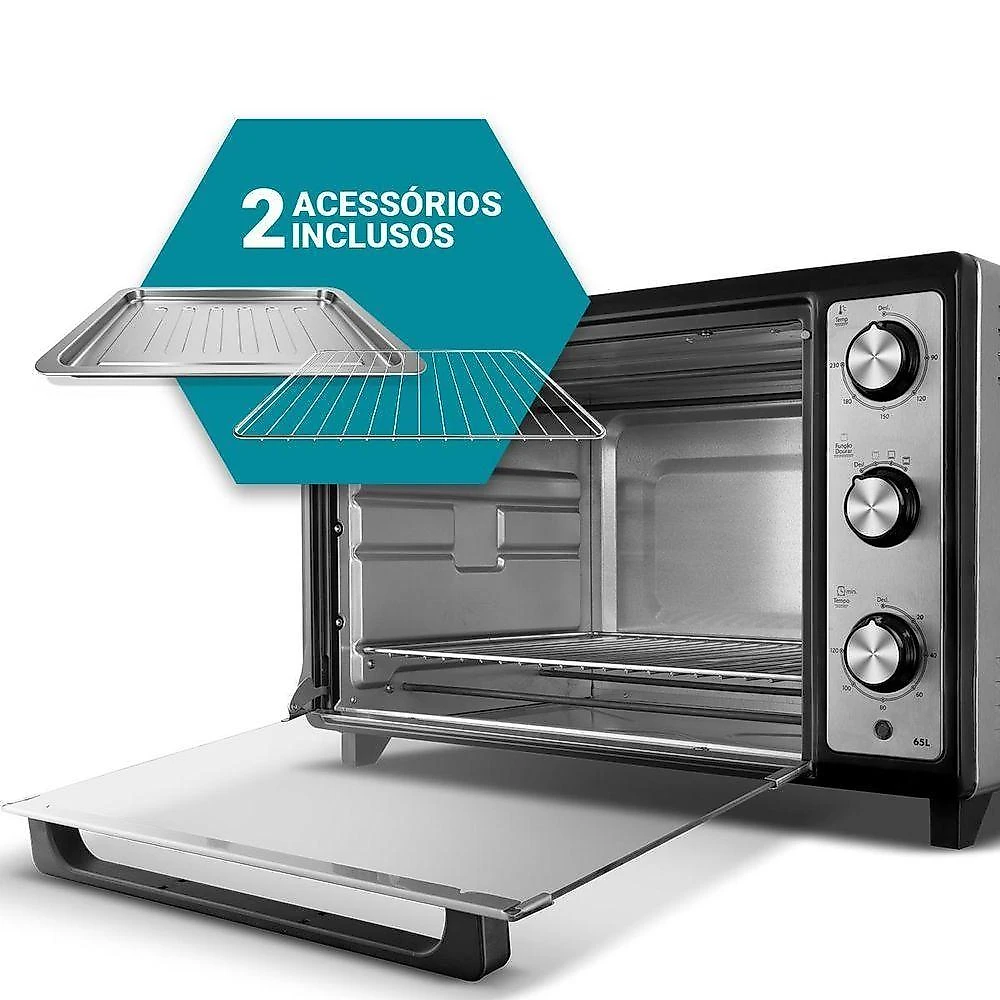 Forno Elétrico 65L Philco Dupla Resistência PFE65 110V