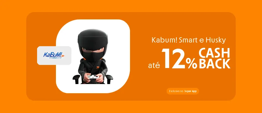 KABUM com até 7% de cashback