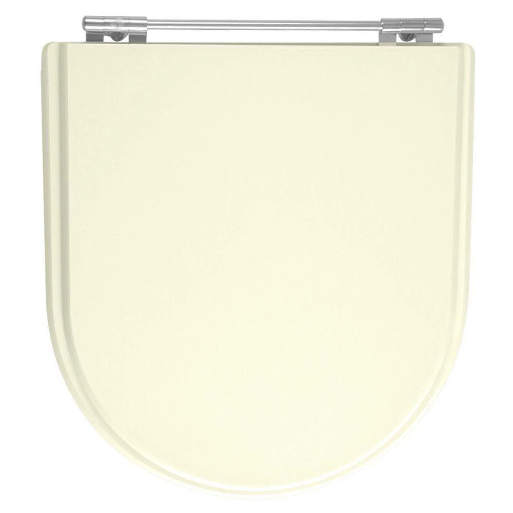 Assento Sanitário Calypso Alongado Resina Plástica Convencional Bege Pontto Lavabo 40CM