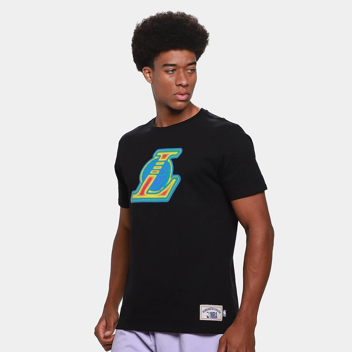 Camiseta NBA Los Angeles Lakers Mitchell & Ness Masculina