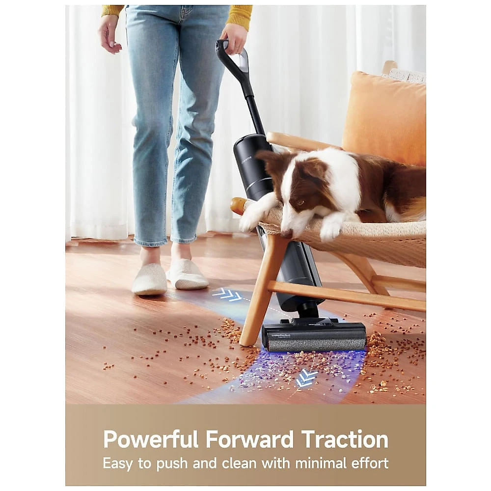 Aspirador e Mop DREAME H12 PRO: Limpeza Eficiente e Inteligente, Autolimpeza com Ar Quente, Bateria de Longa Duração