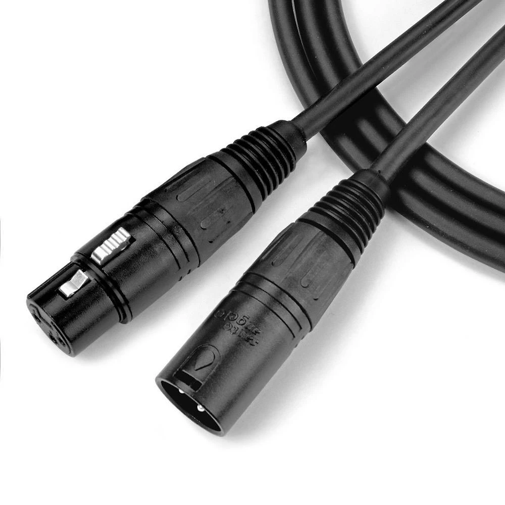 Cabo Para Microfone Ninja Lw 0,20 Mm Conector Xlr Macho/...