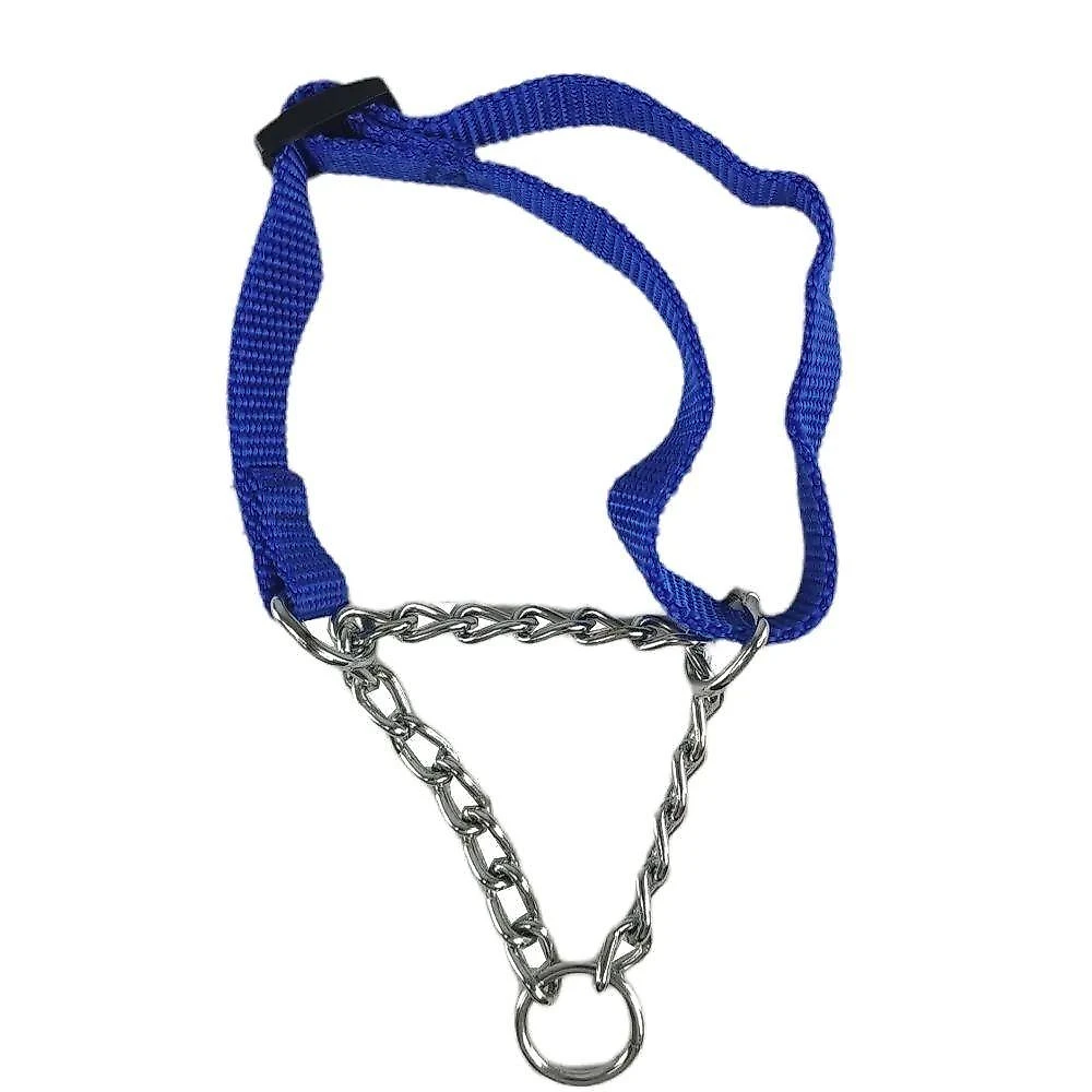 Coleira Ajustavel Cachorro Dog Kit Guia Passeio Corrente