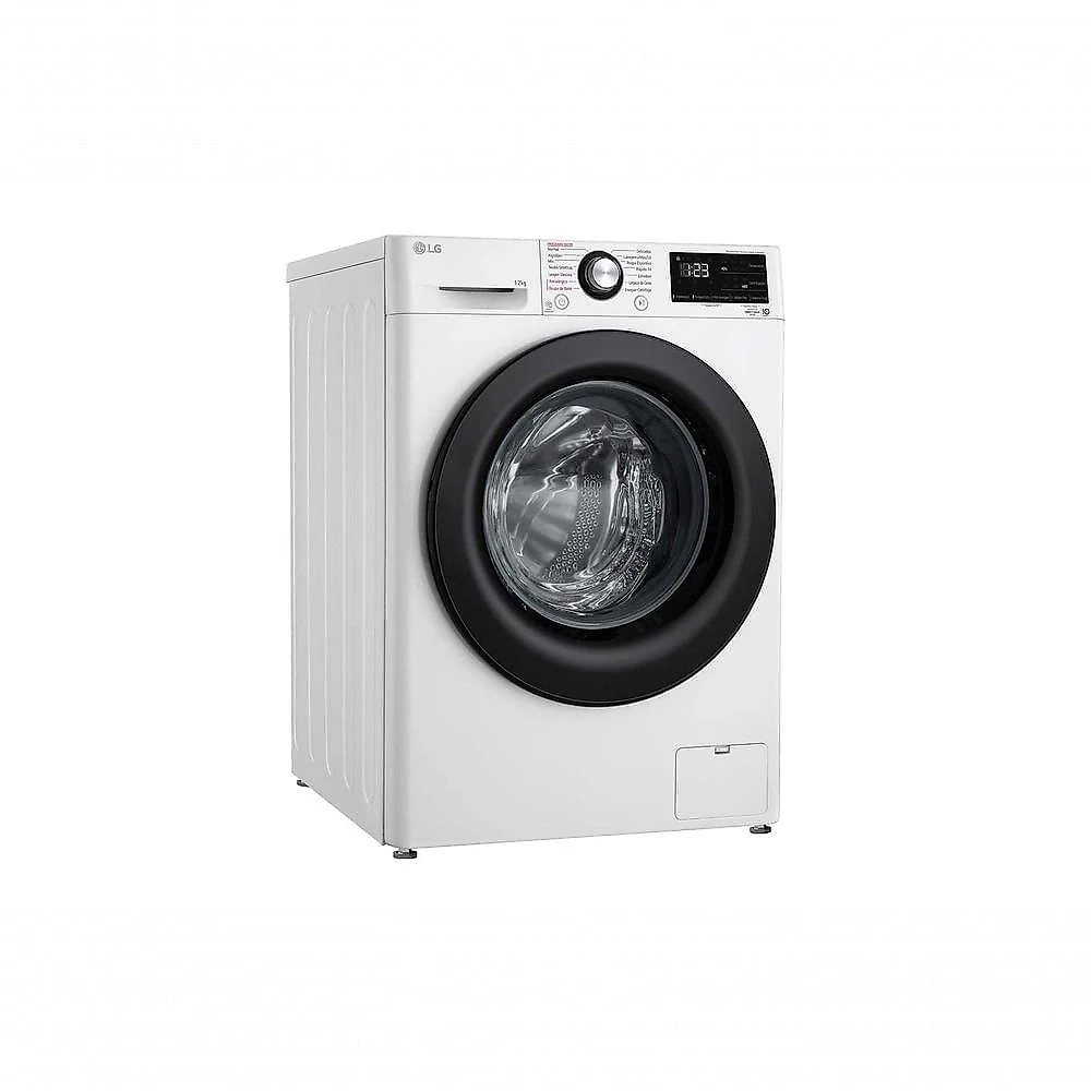 Lavadora Automática LG FV3012WC5 12kg Front Load Inteligência Artificial AIDD Branco 110V