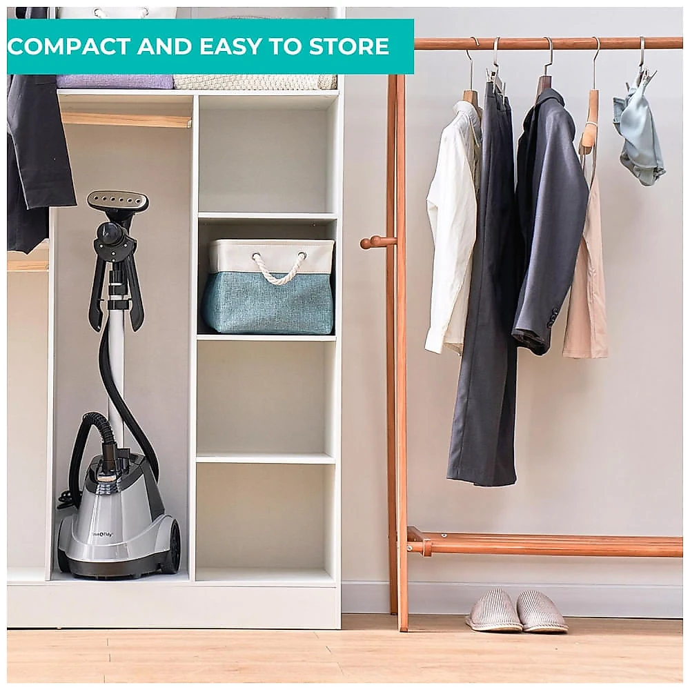 True Tidy Passsadeira, Vaporizador e Steamer de Roupas Comercial Pesado 1800W para Uso Residencial e Comercial
