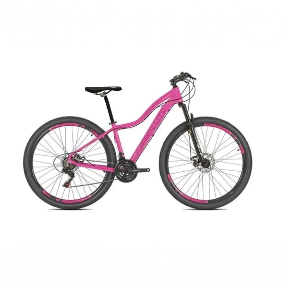 Bicicleta Aro 29 Absolute Hera Feminina Alumínio 21v Freio A Disco Garfo Suspensão Mtb rosa Tam: 17