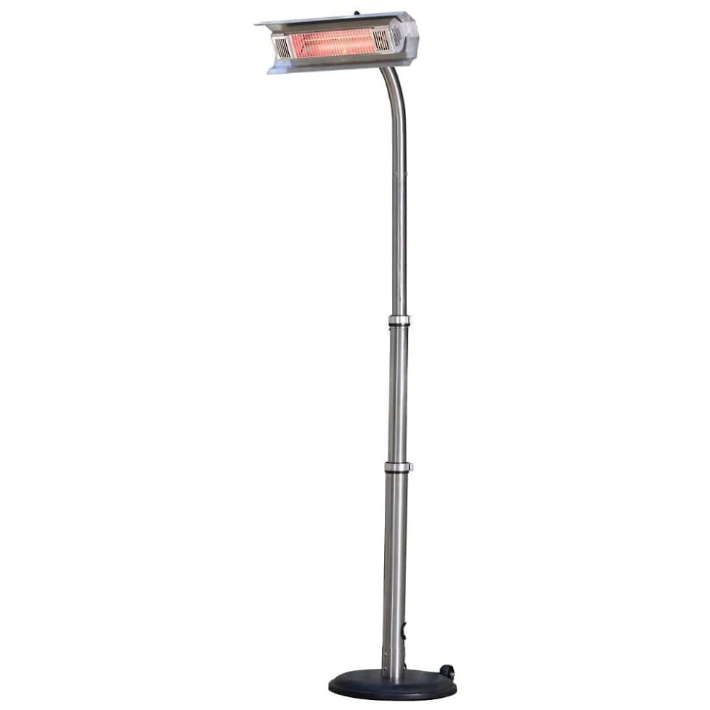 Aquecedor Externo Elétrico Infravermelho com Rodas, Proteção Contra Tombamento e Altura Ajustável, 110V 1500W, Fire Sen...