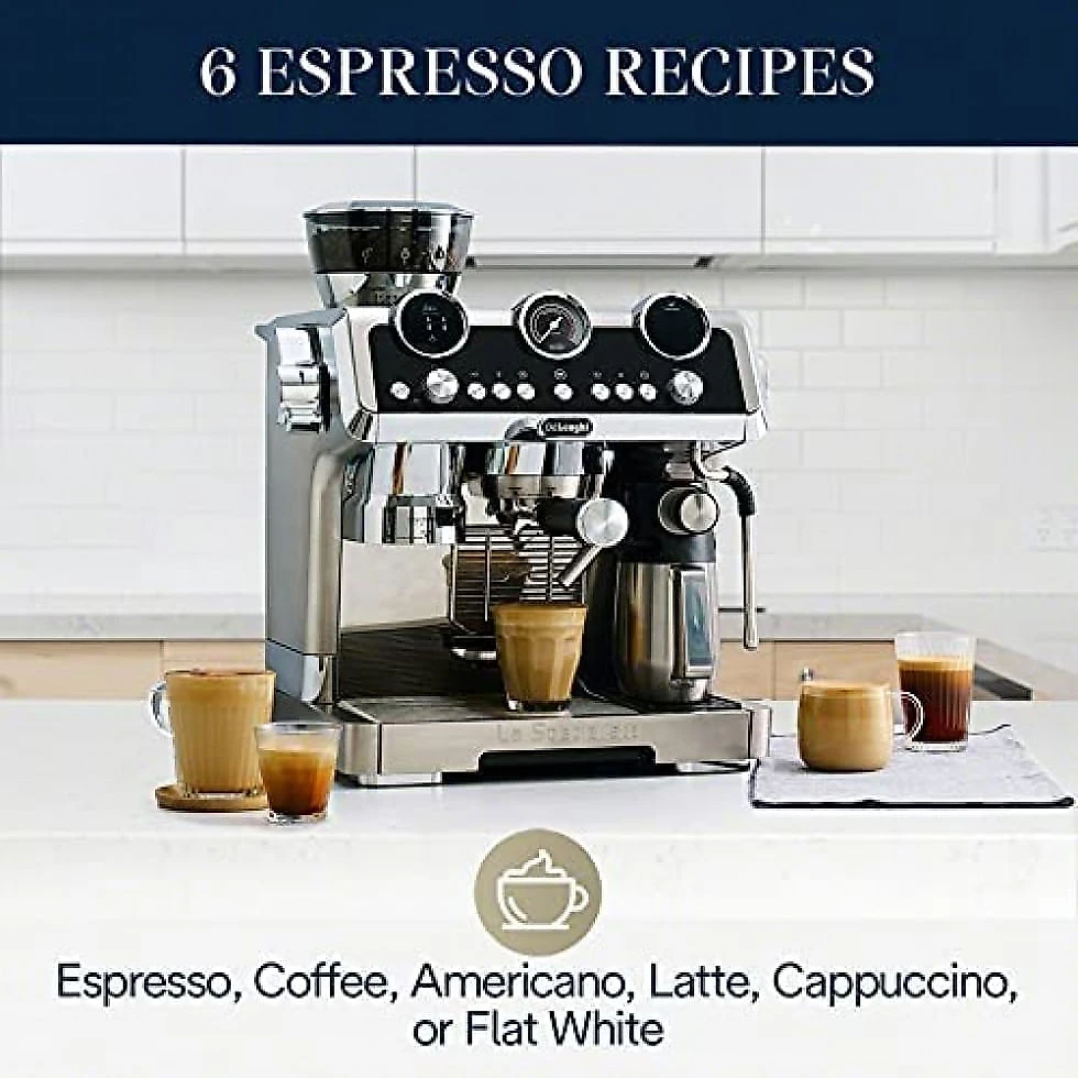 Cafeteira Elétrica Programável DeLonghi EC9665M La Specialista Expresso com Moedor e Vaporizador, 110V