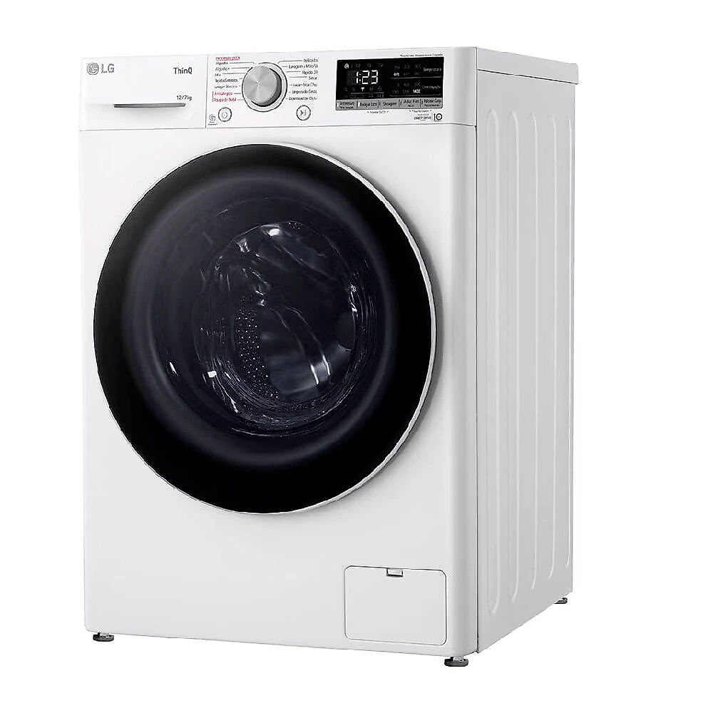 Lava e Seca LG Smart VC4 12 kg com Inteligência Artificial AIDD - CV5012WCA Branco - 110V