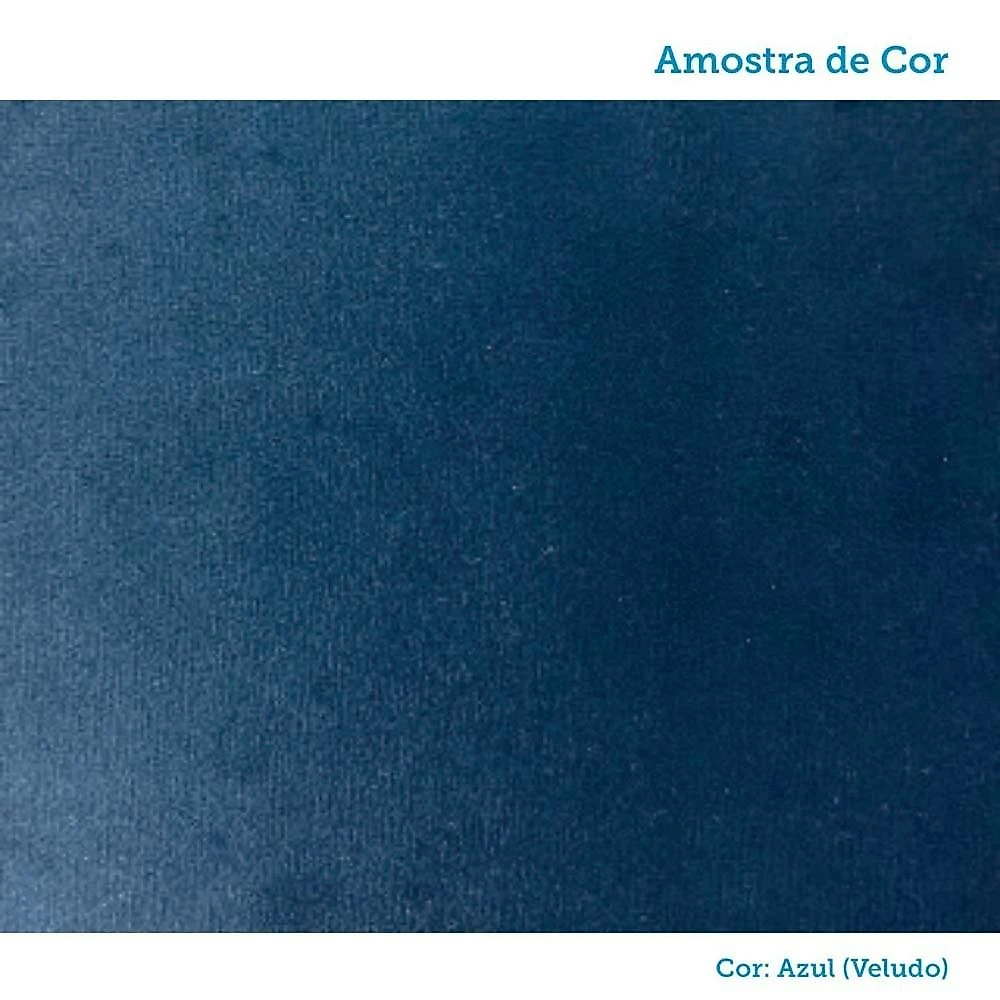 Sofá Retrátil e Reclinável 2 Lugares Bipartido com Porta Copos Cobán Espresso Móveis Azul
