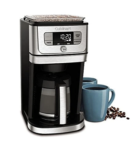 Miniatura Cafeteira Elétrica Cuisinart DGB800 Preto e Prata 110V