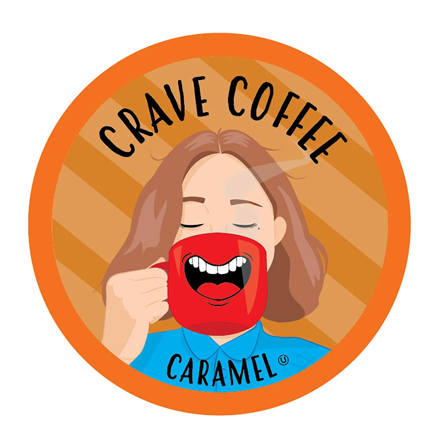 Café sabor Caramelo 40u Keuring Kcup Crave