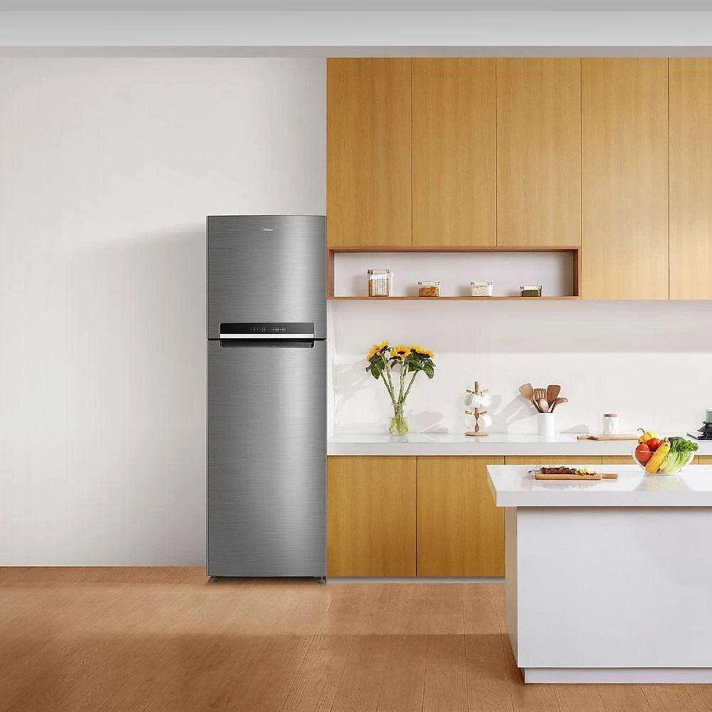 Refrigerador Fros free Duplex 425L MD-RT572 Midea Inox Bivolt