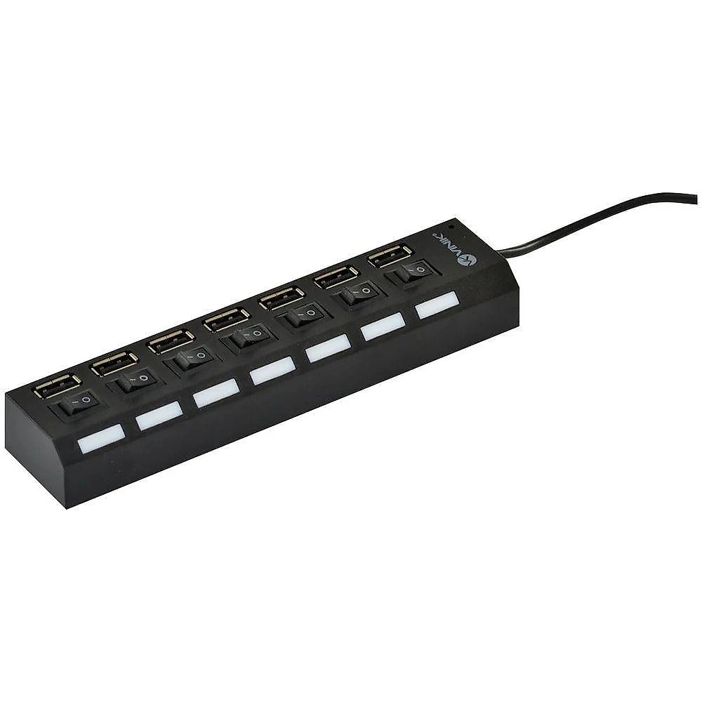 Hub Usb 2.0 7 Portas Com Cabo Huv-40