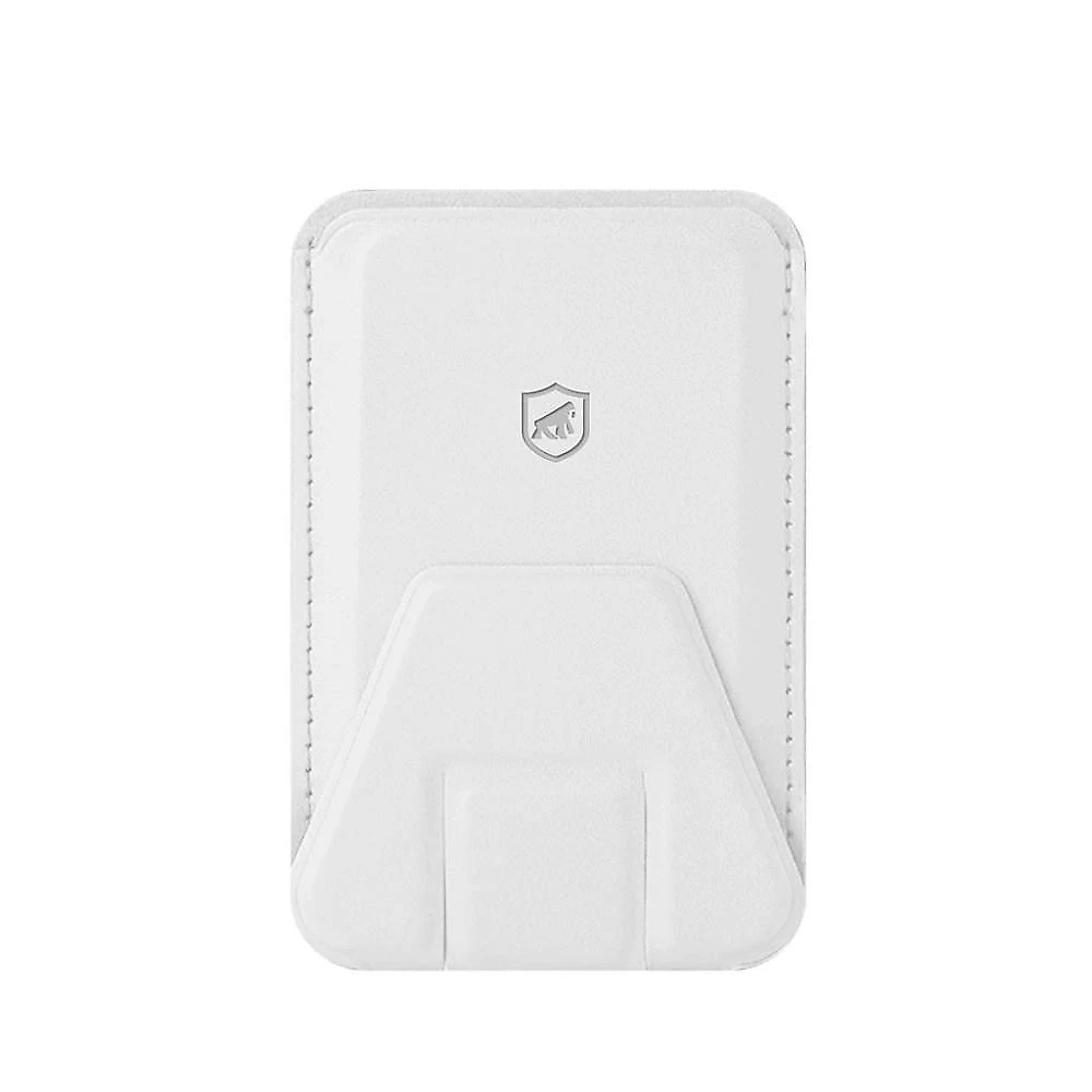 Carteira Magsafe Com Kickstand - Porta Cartão Magnético - Branca - Gshield